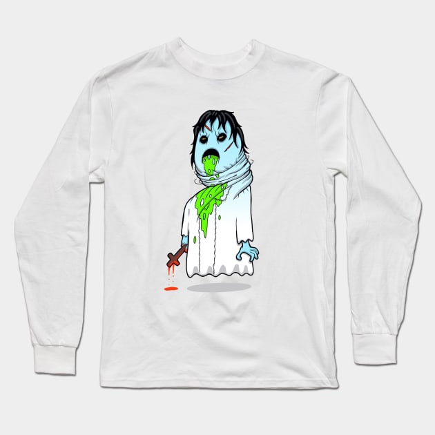 exorcist ghost Long Sleeve T-Shirt by yayzus